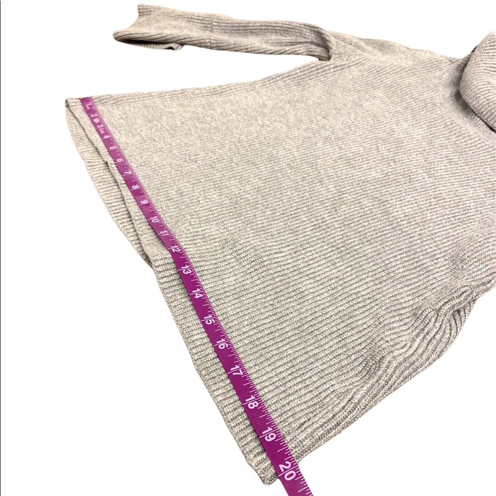 Evolution by Cyrus Cowl Neck Cropped Sweater | Gray | Womens Small - Picture 6 of 7
